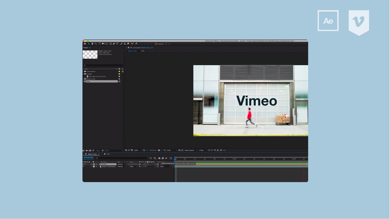 How To Animate Type In After Effects Vimeo Blog