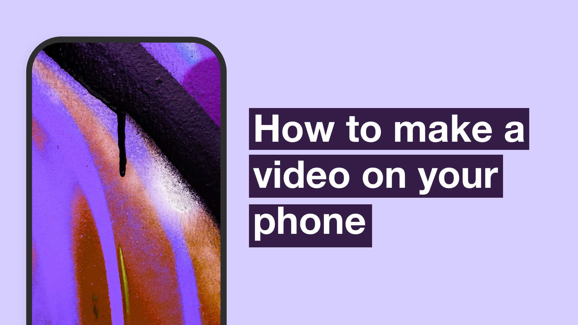 How to make a video on your phone