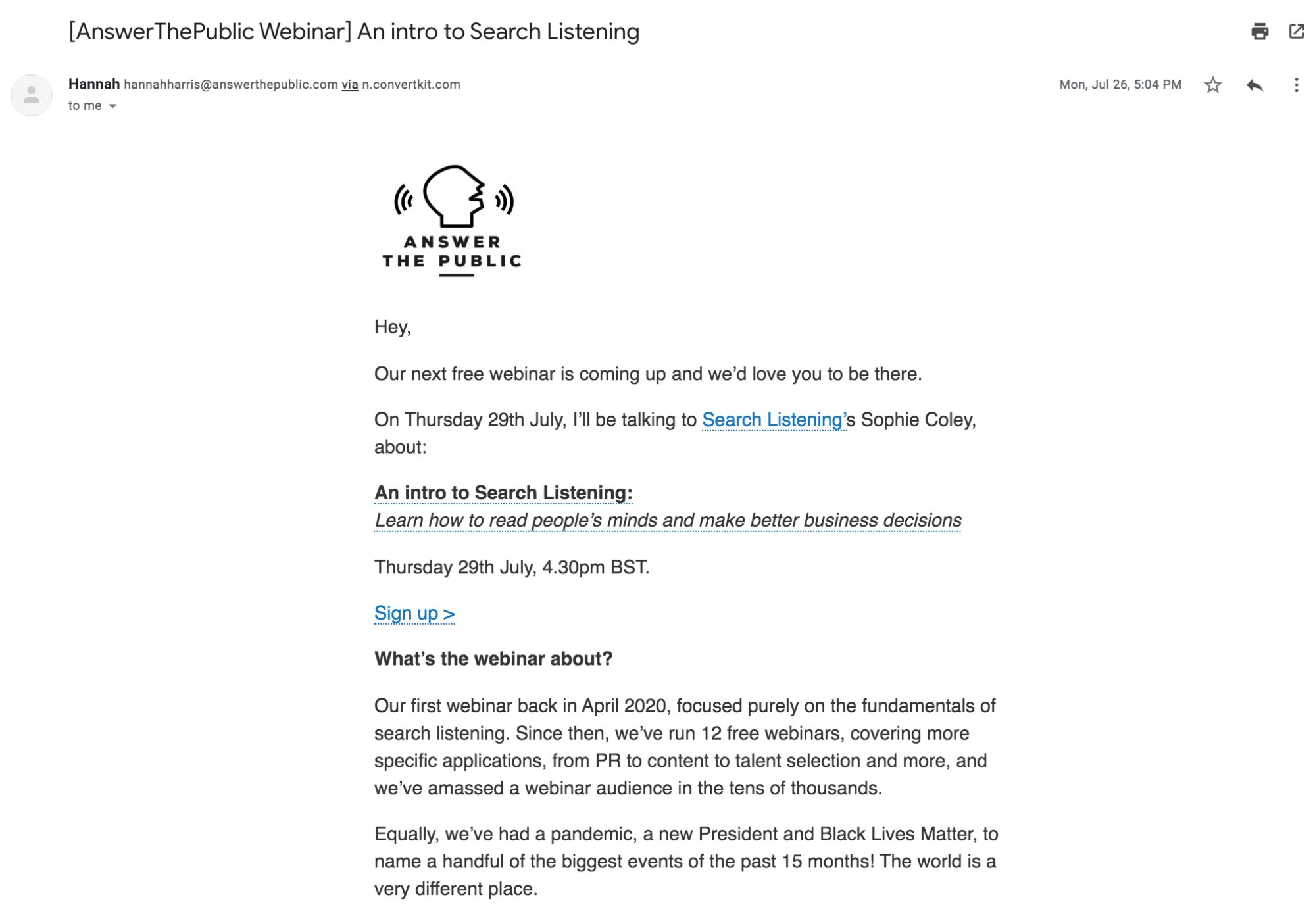 Webinar Invitation Email Examples Onvacationswall