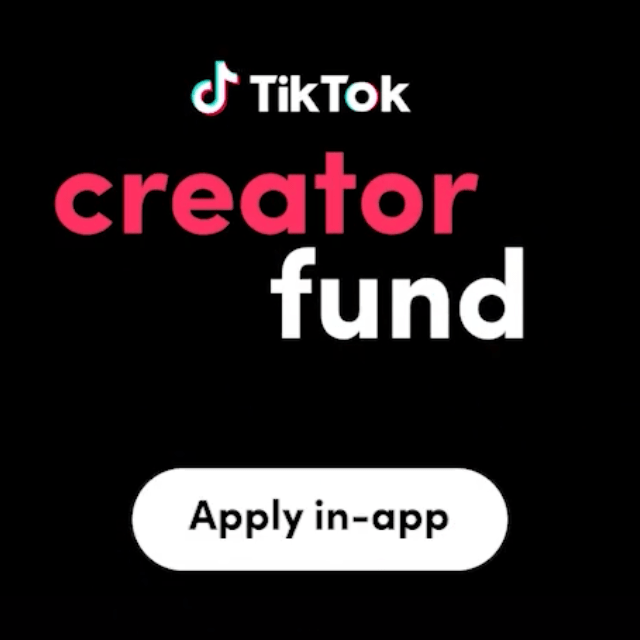 TikTok Creator Fund application image.